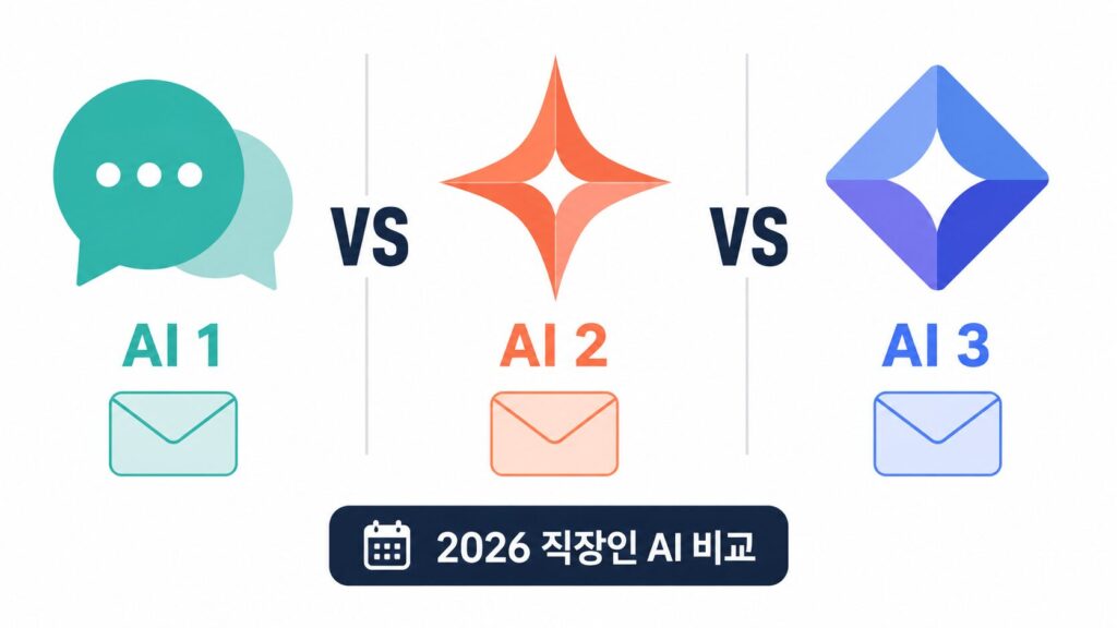 AI 이메일 비교 2026 — ChatGPT Claude Gemini 실전 결과