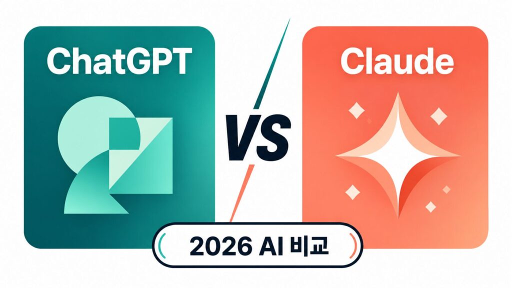 ChatGPT vs Claude 2026 AI 비교 — 요금제·한국어 품질·업무 적합도 총정리